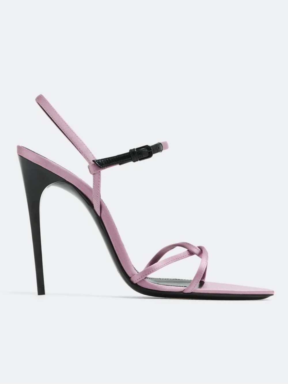Saint Laurent Clara Satin Sandal - NWT - Picture 2 of 6